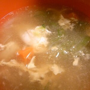 レタスと春雨のぽかぽか中華スープ